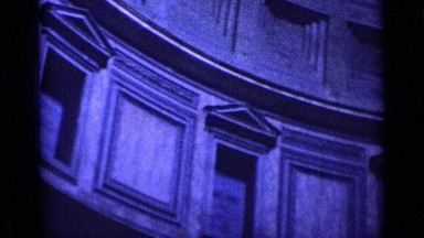 1962: big tomb from inside of building and very well sculpted ROME ITALY