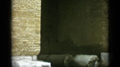 1962: large fort with arch shaped doorways and pillars made of stones ROME ITALY