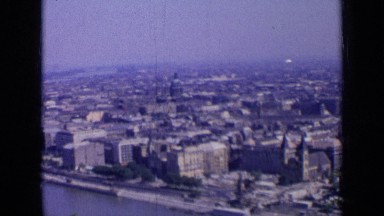 1963: Sky View of Urban Neighborhood in Russia