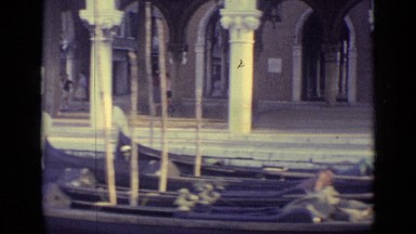 1962: The Beautiful Scenery of Venice Italy with Canals and Gondolas