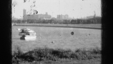 1947: many boats are floating in the water while morning ILLINOIS