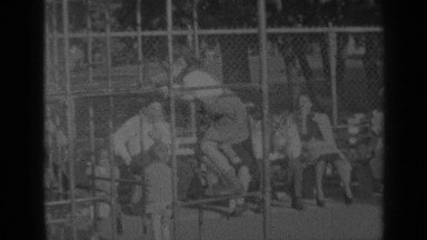 1947: children enjoying at park NEW YORK
