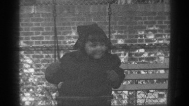 1947: a girl is playing NEW YORK