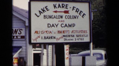 1948: sports activity camp road board and the camp office