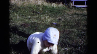 1950: cute activities of a baby NEW YORK