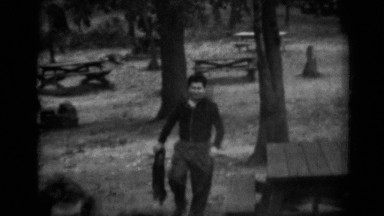 1950: in a very good day, people start their wild meal, smells particularly