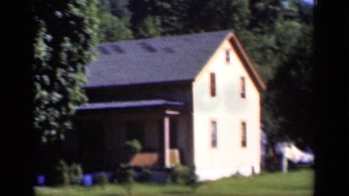 1951: a small cabin located in a landscape having an amazing view NEW YORK