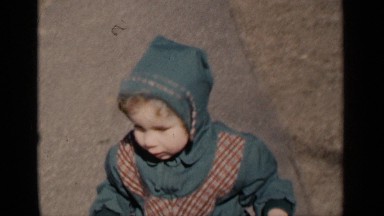 1951: children playing outside NEW YORK