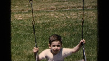 1951: a child is playing NEW YORK