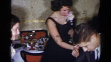 1954: people dancing rock and roll and having fun at a celebration NEW YORK