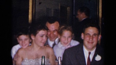 1954: group of peoples celebrate in a party at night time NEW YORK