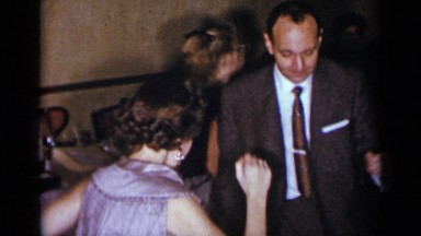 1954: the cute couples are dancing beautifully on the party NEW YORK