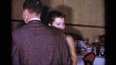 1954: at the party,a couples dancing together romantically NEW YORK