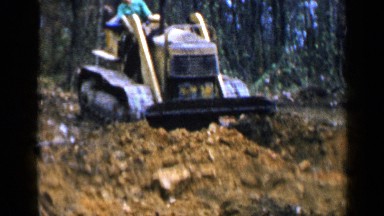 1957: Tractor Operating in Agricultural Field Birmingham Alabama