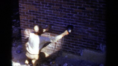 1957: a person is doing their work BIRMINGHAM ALABAMA