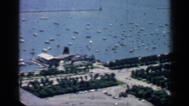 1957: a amazing scenery from top view CHICAGO