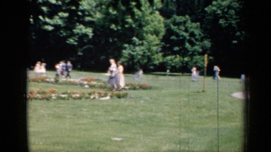 1957: the visitors are must visiting the beautiful tourist place CHICAGO