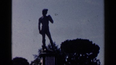 1960: Memorial Place in the City Rome Italy