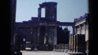 1960: Remnants of Large Ancient Buildings with Amazing and Complex Structure in Rome