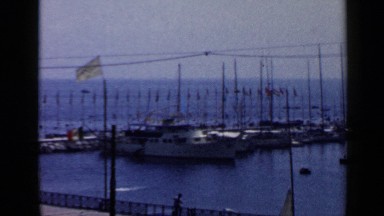1960: an old boat jetty ROME ITALY