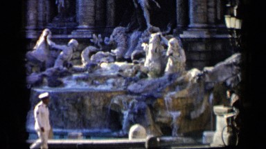 1960: a beautiful fountain VATICAN ITALY