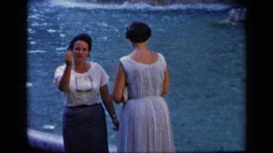 1960: the woman are gathered and enjoyed VATICAN ITALY