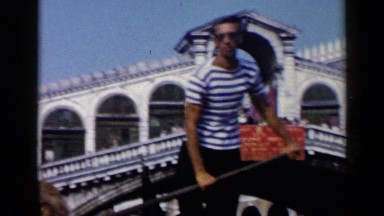 1960: on the water in europe VENICE ITALY