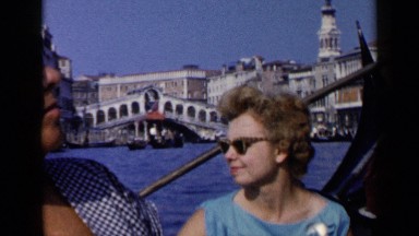 1960: the view about the people VENICE ITALY