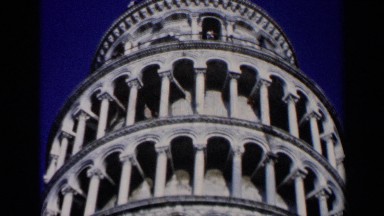 1960: huge and tall tower of with white color high up in the air VENICE ITALY