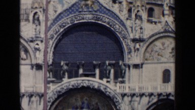 1960: the view about the construction of ancient period VENICE ITALY