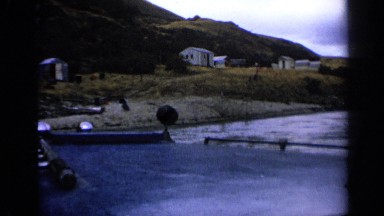 1963: first-person view of boat floating slowly downstream IDAHO