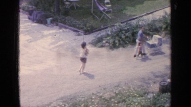1964: family going for an afternoon walk GREENWOOD LAKE NEW YORK