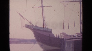 1964: whole view of the ship WORLDS FAIR NEW YORK