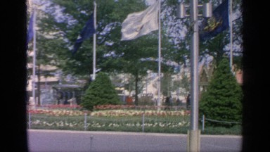 1964: Flags Waving Gently in the Breeze at World's Fair New York