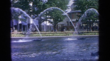 1964: view beautifulness of fountain WORLDS FAIR NEW YORK