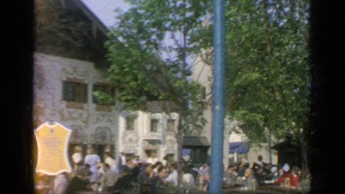 1964: the people are gathered around in one place WORLDS FAIR NEW YORK