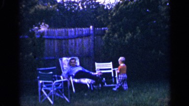 1965: enjoying family time in the back yard LONG ISLAND NEW YORK