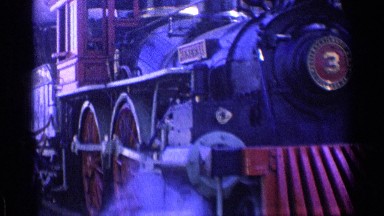 1976: Old America Illinois Chicago Train Depot Scene
