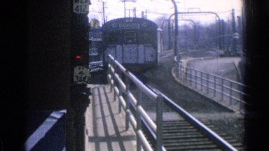 1976: taking the train into the city ILLINOIS CHICAGO