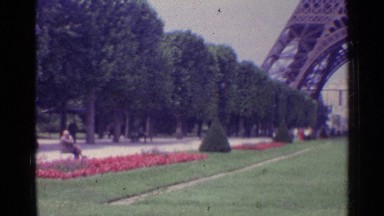 1961: Viewing Eiffel Tower Paris France