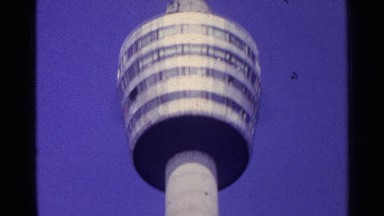 1961: a long pillar nicely build with amazing glass works found at the top