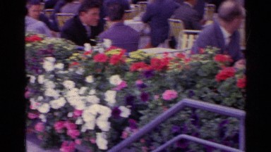 1961: The Peoples Are Taking Food in the Beautiful Restaurant Switzerland