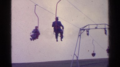 1961: people are going to somewhere using wings at the outdoor