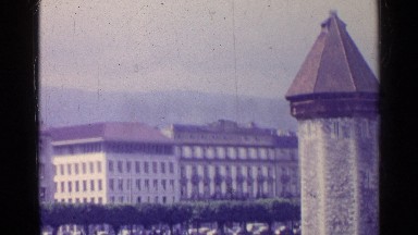 1961: viewing building in the city SWITZERLAND