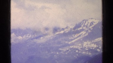 1961: beautiful nature with mist of mountains. SWITZERLAND