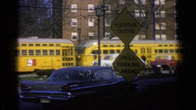 1965: travel in the tram ,awesome city view. OHIO