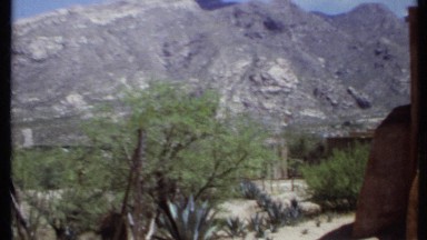 1971: a large mountain range with bushy vegetation in the valley CALIFORNIA