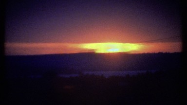 1979: a spectacular view of the sunset ITHACA NEW YORK