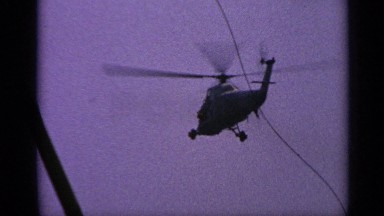 1970: helicopter flying in the sky UNITED KINGDOM