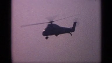 1970: Helicopter Flies with Spinning Main and Tail Rotors in United Kingdom